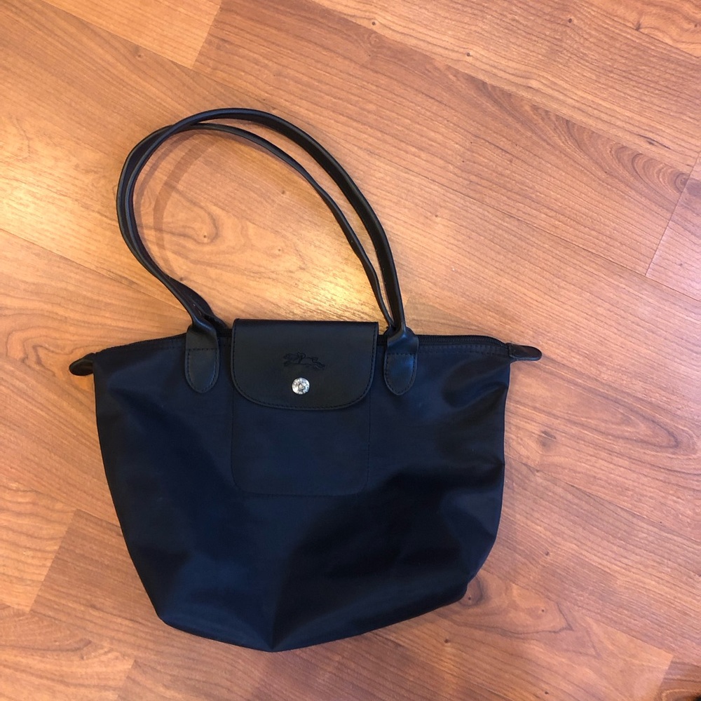 Longchamp Le Pliage Black Tote Bag